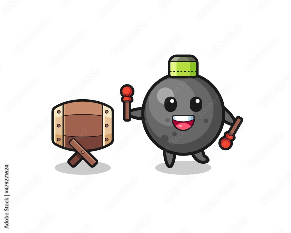 cannon ball muslim cartoon is beating the bedug cannon ball muslim cartoon is beating the bedug