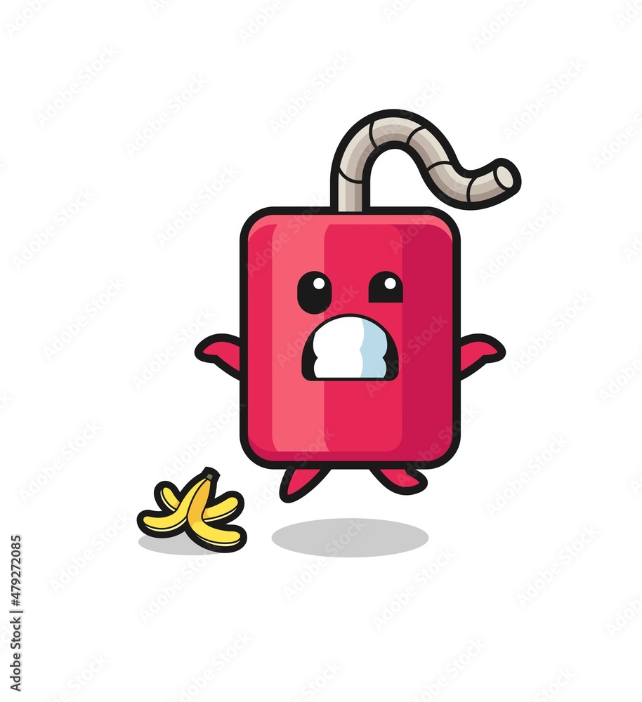 dynamite cartoon is slip on a banana peel dynamite cartoon is slip on a banana peel