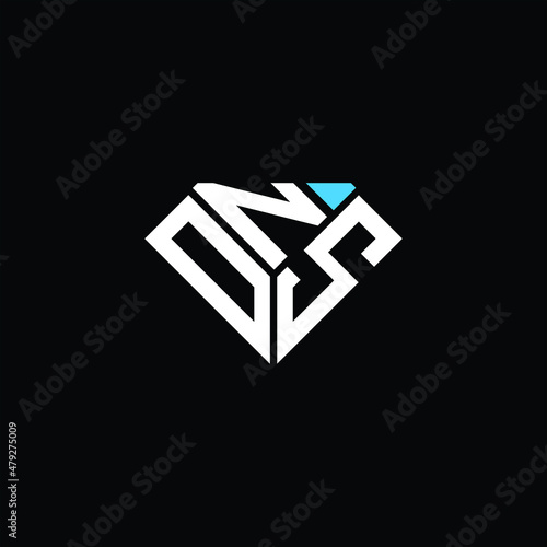 DNS letter logo creative design. DNS unique design, ONS letter logo creative design. ONS unique design