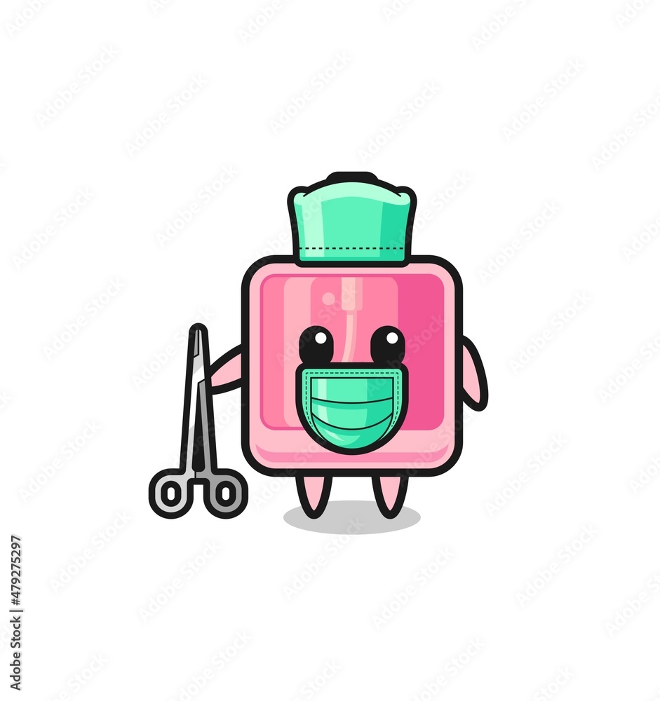 surgeon perfume mascot character surgeon perfume mascot character