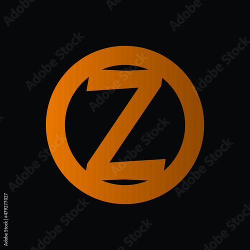 Letter Z logo. Alphabet logotype vector design.