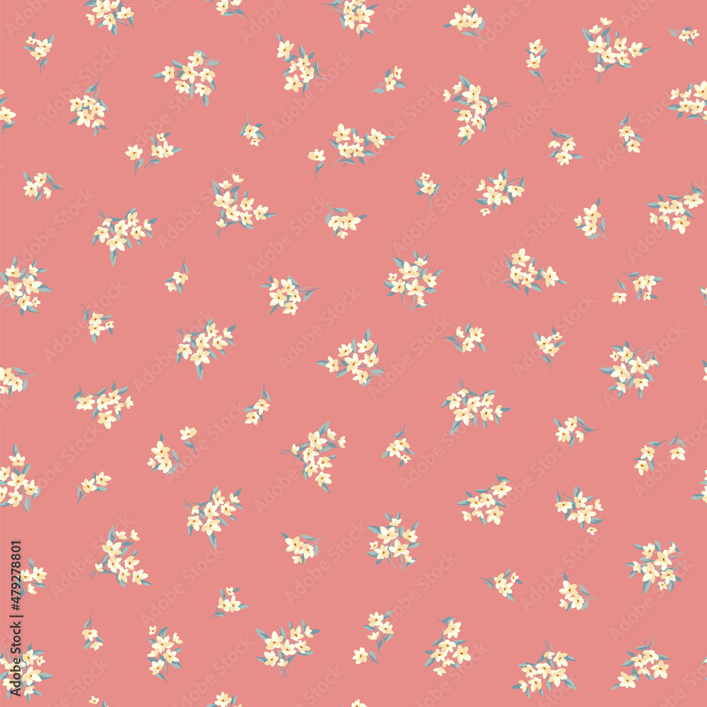 Seamless and beautiful flower illustration pattern, Seamless and beautiful flower illustration pattern,