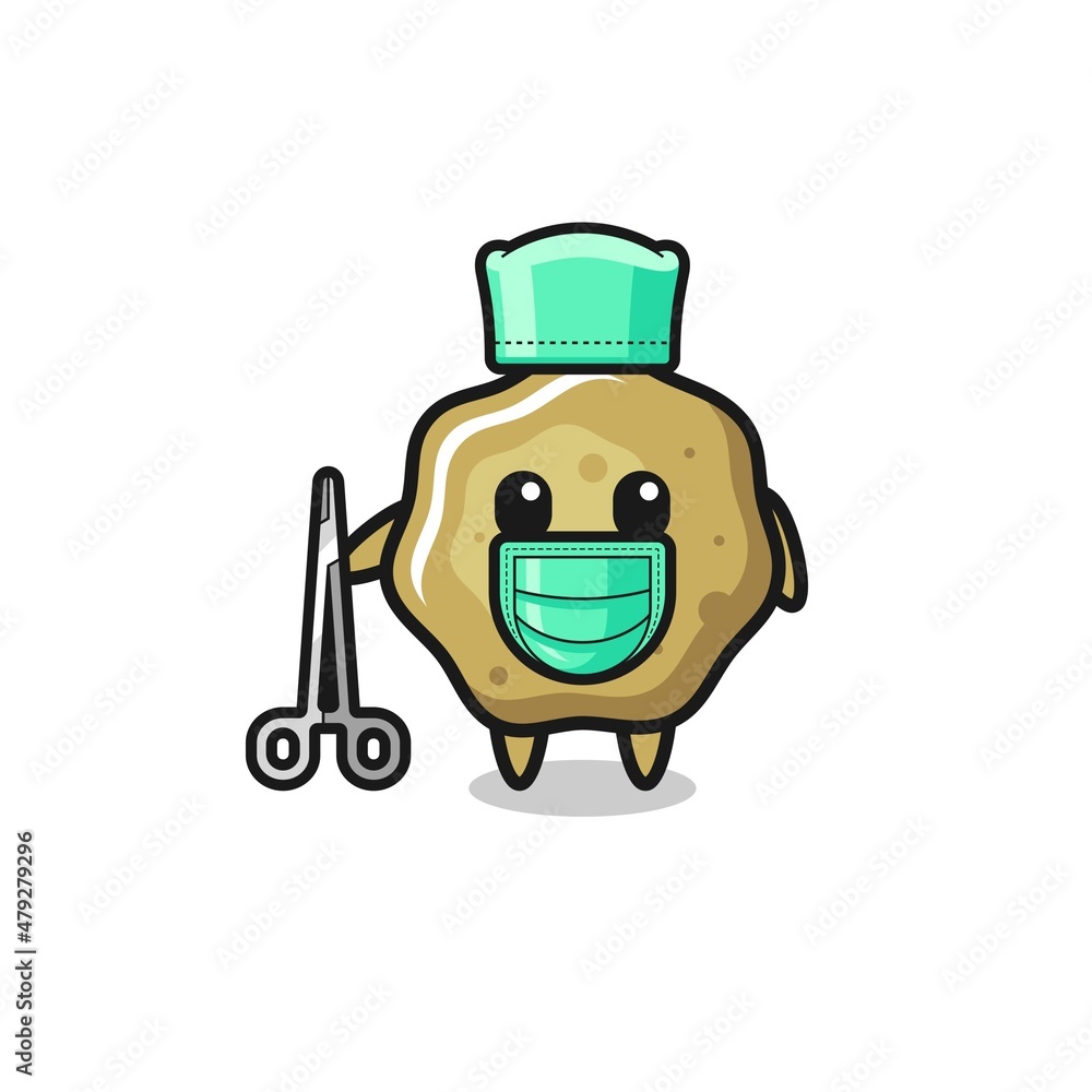 surgeon loose stools mascot character