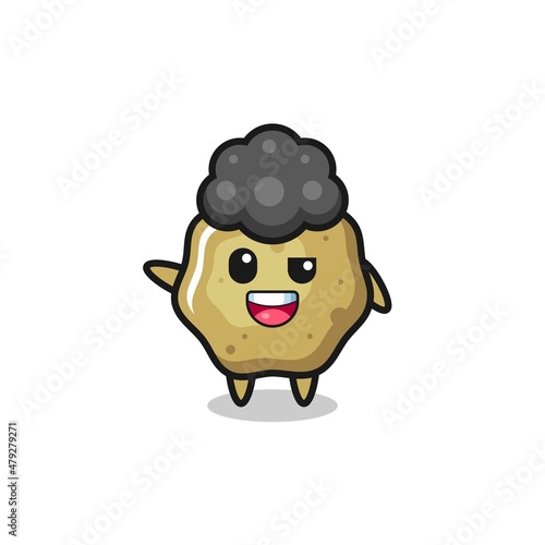 loose stools character as the afro boy