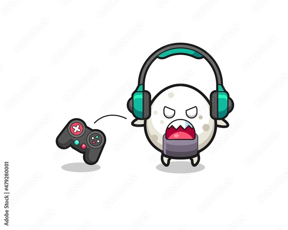 onigiri gamer mascot is angry onigiri gamer mascot is angry