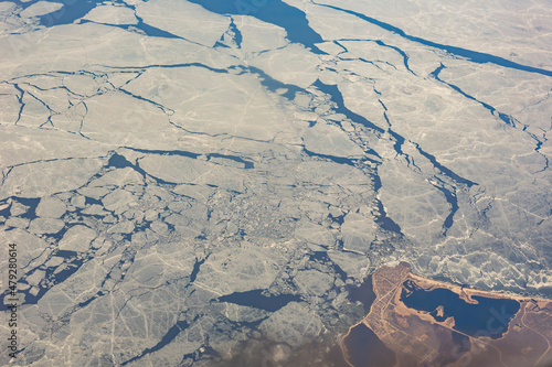 Beautiful ice and lands of Winnipeg