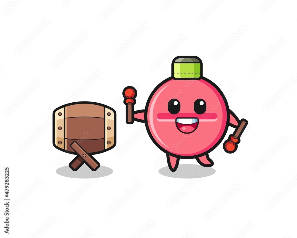 medicine tablet muslim cartoon is beating the bedug medicine tablet muslim cartoon is beating the bedug