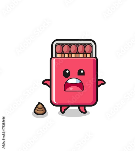 matches box earth surprised to meet poop