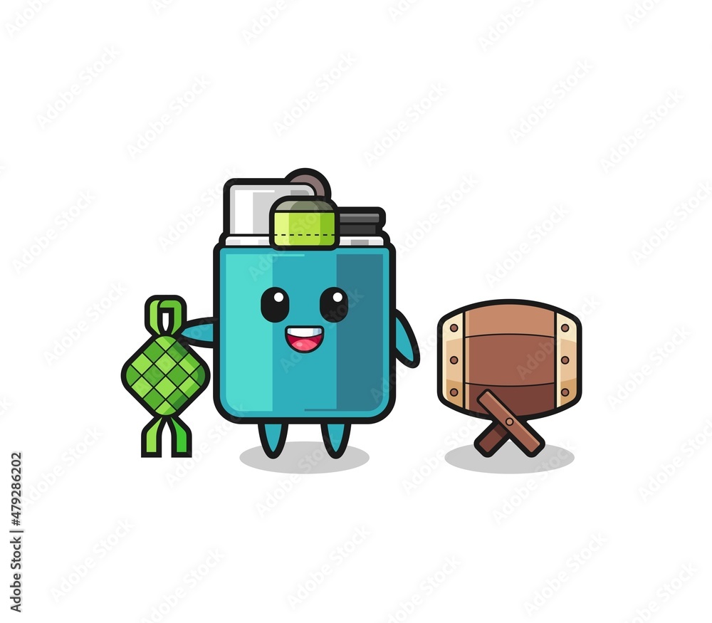 lighter muslim character are celebrating Eid Al Fitr lighter muslim character are celebrating Eid Al Fitr