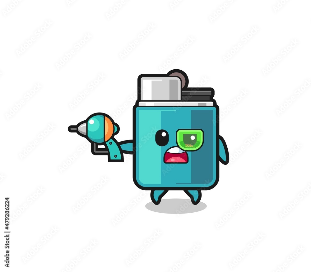 cute lighter holding a future gun cute lighter holding a future gun