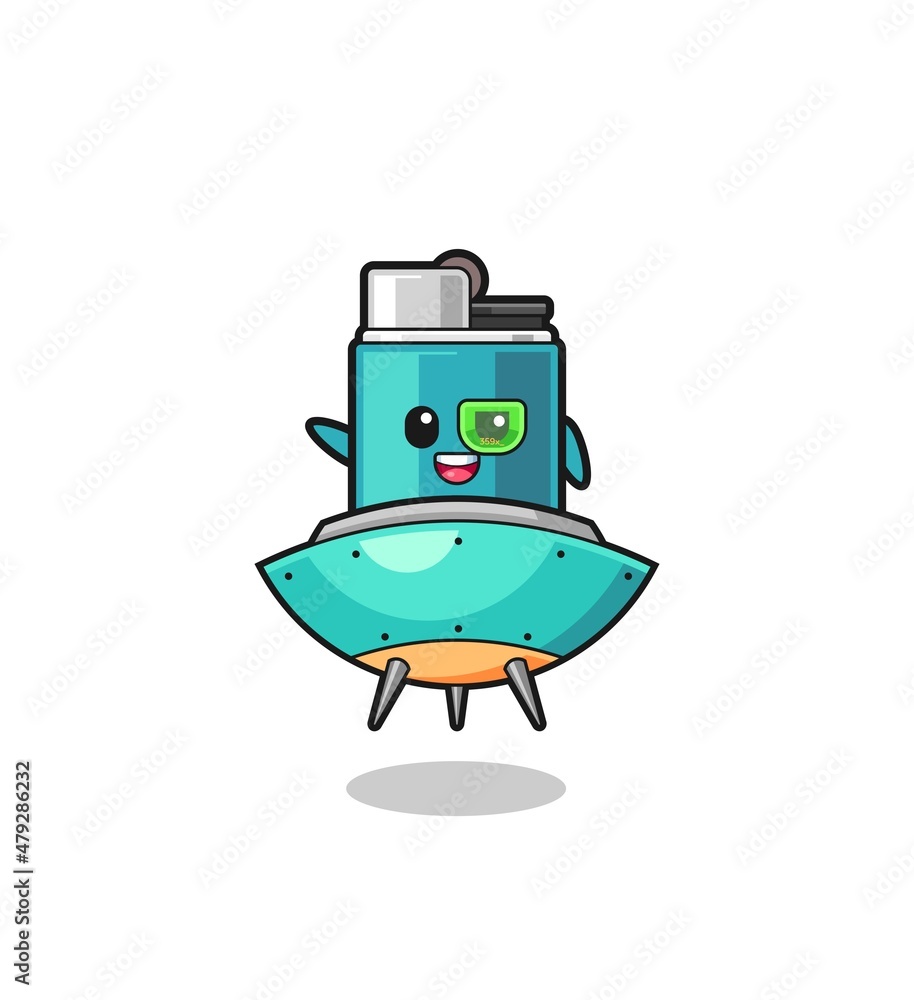 lighter cartoon riding a future spaceship lighter cartoon riding a future spaceship