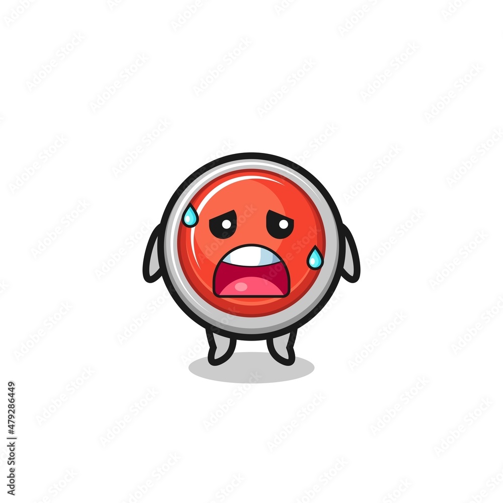 the fatigue cartoon of emergency panic button the fatigue cartoon of emergency panic button