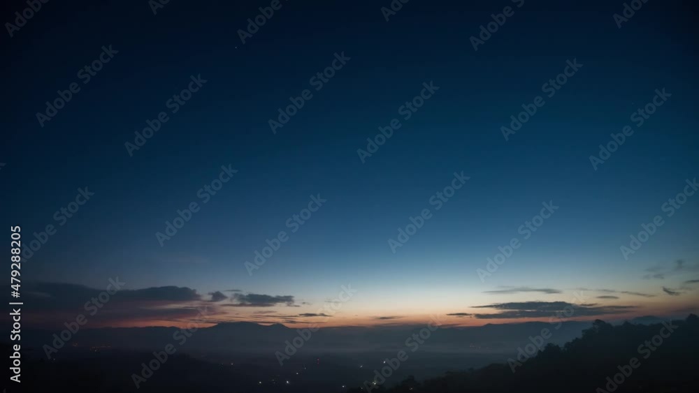 Sunrise time lapse over hills and mountain ranges background. Beautiful nature scenery. Environmental background Sunrise time lapse over hills and mountain ranges background. Beautiful nature scenery. Environmental background