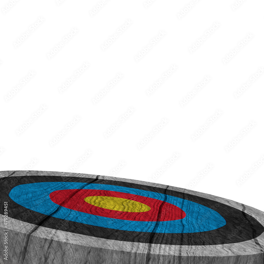 Obraz premium Archery Target isolated 3d illustration