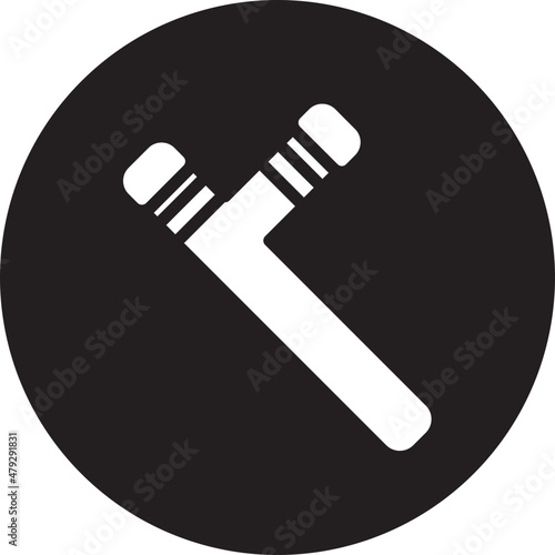 baton glyph icon