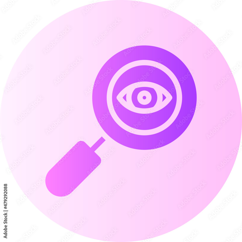 investigation gradient icon investigation gradient icon