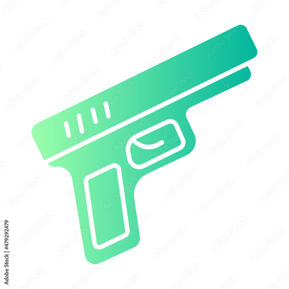 gun gradient icon gun gradient icon