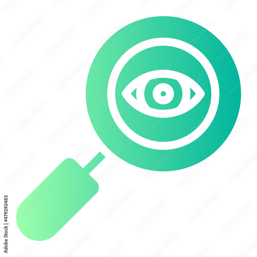 investigation gradient icon investigation gradient icon