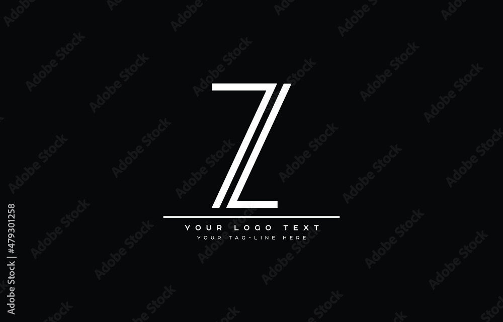 letter ZL Clean and Minimal Initial Based Logo Design letter ZL Clean and Minimal Initial Based Logo Design