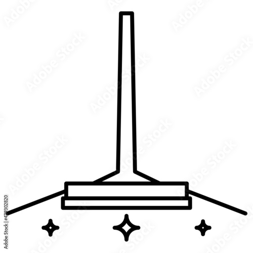 Mopping the floor icon