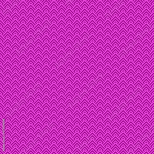 Εκτύπωση καμβά simple vector pixel art violet and pink seamless pattern of minimalistic geometr