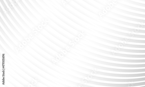 Abstract white and gray color, modern design background with geometric shape. Vector illustration.