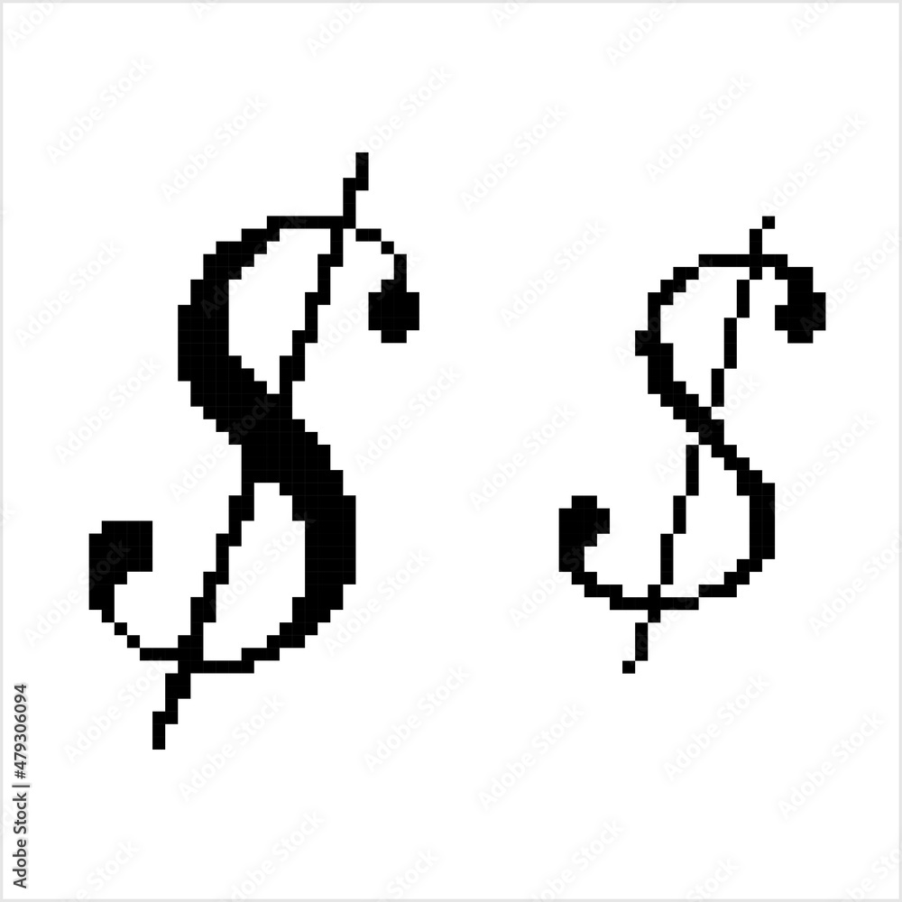 Dollar Icon Pixel Art M_2112005 Dollar Icon Pixel Art M_2112005