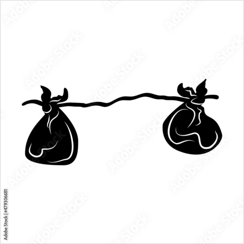 Bindle Bag On Stick Icon Y_2111001