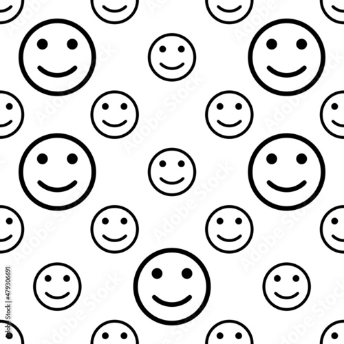 Happy Icon Seamless Pattern Y_2111001
