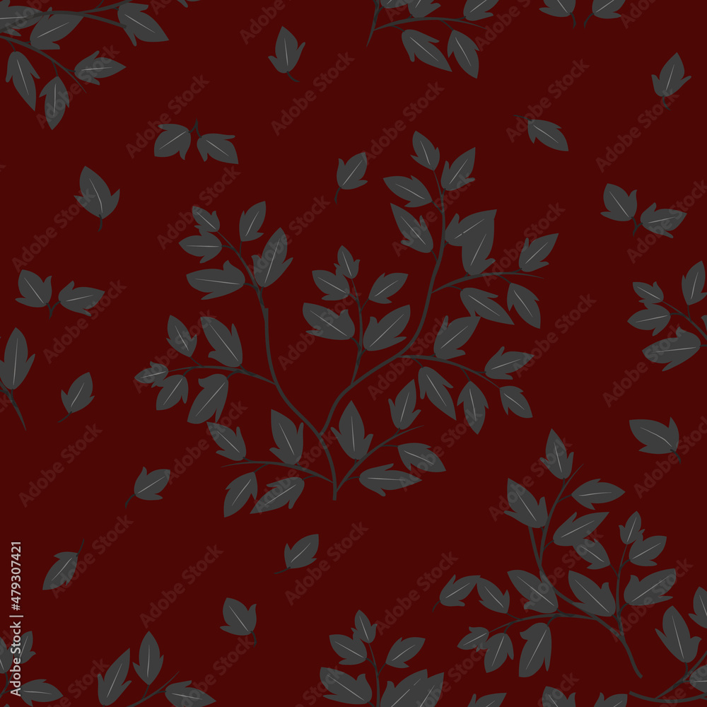 beautiful seamless pattern of leaves beautiful seamless pattern of leaves