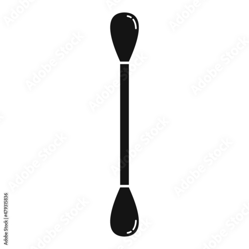 Ear clean stick icon simple vector. Cotton swab
