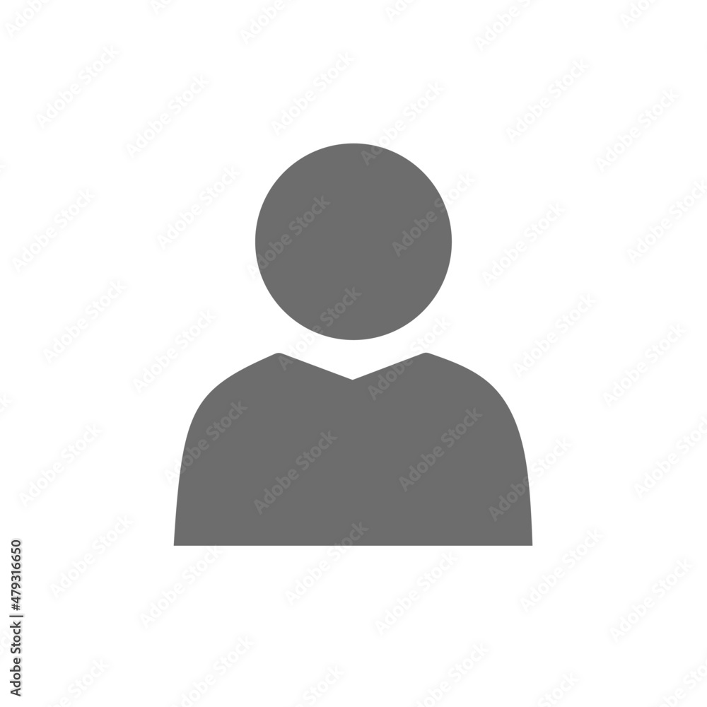 user icon. flat design isolated on white background. user icon. flat design isolated on white background.