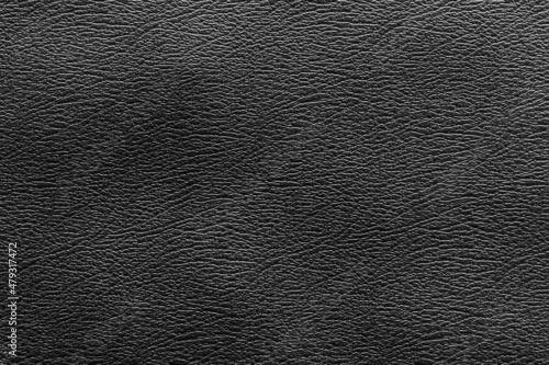 Black leather texture background 