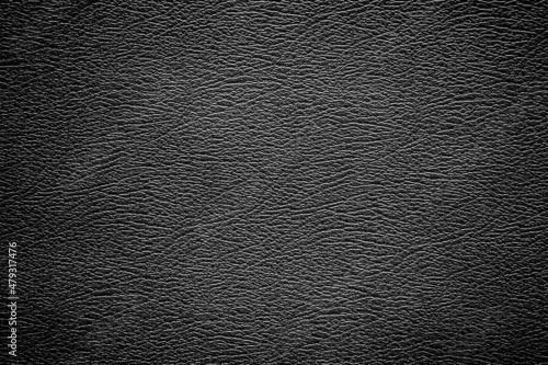 Black leather texture background 