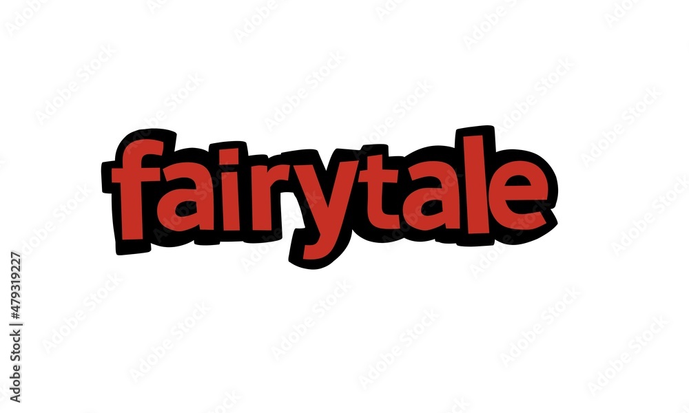 FAIRYTALE lettering vector design FAIRYTALE lettering vector design