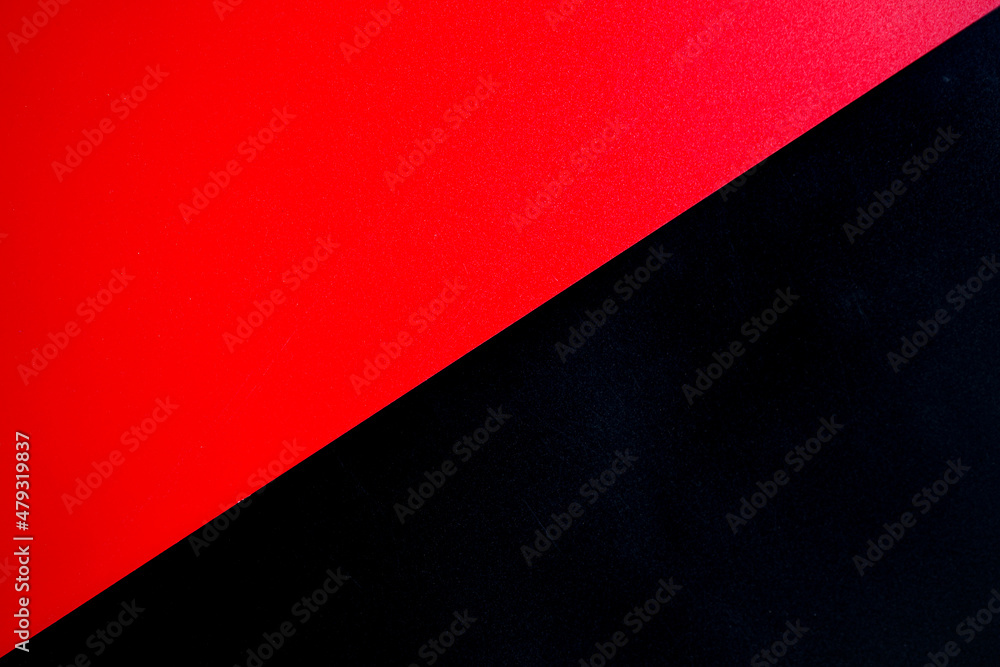 Abstract background of red and black paper sheet texture 