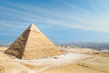The Pyramid of Khafre, Giza, Cairo, Egypt.