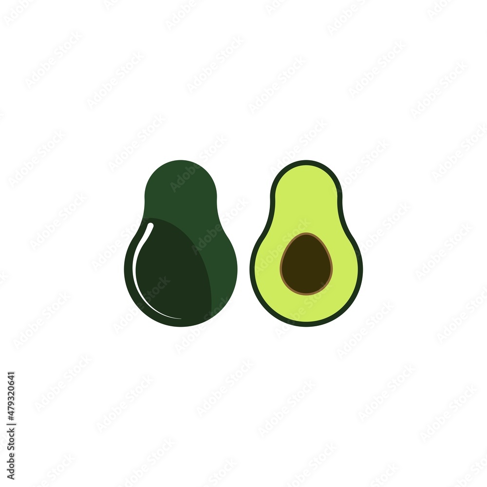 avocado icon design vector templates avocado icon design vector templates