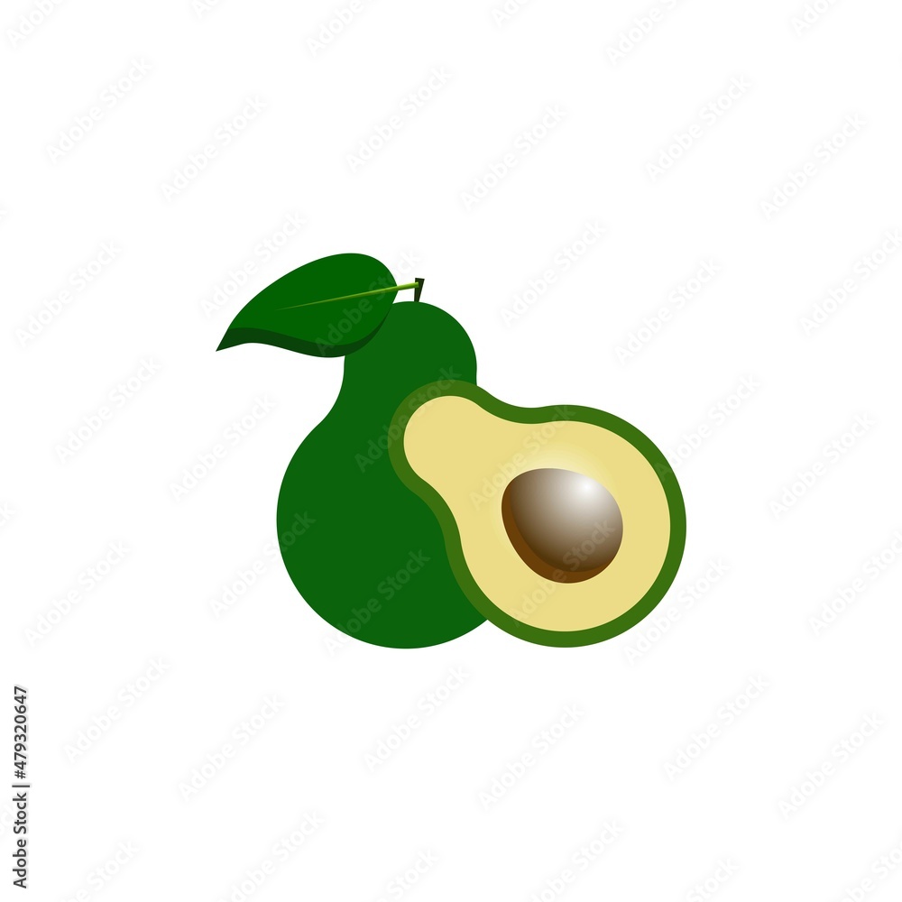 avocado icon design vector templates avocado icon design vector templates