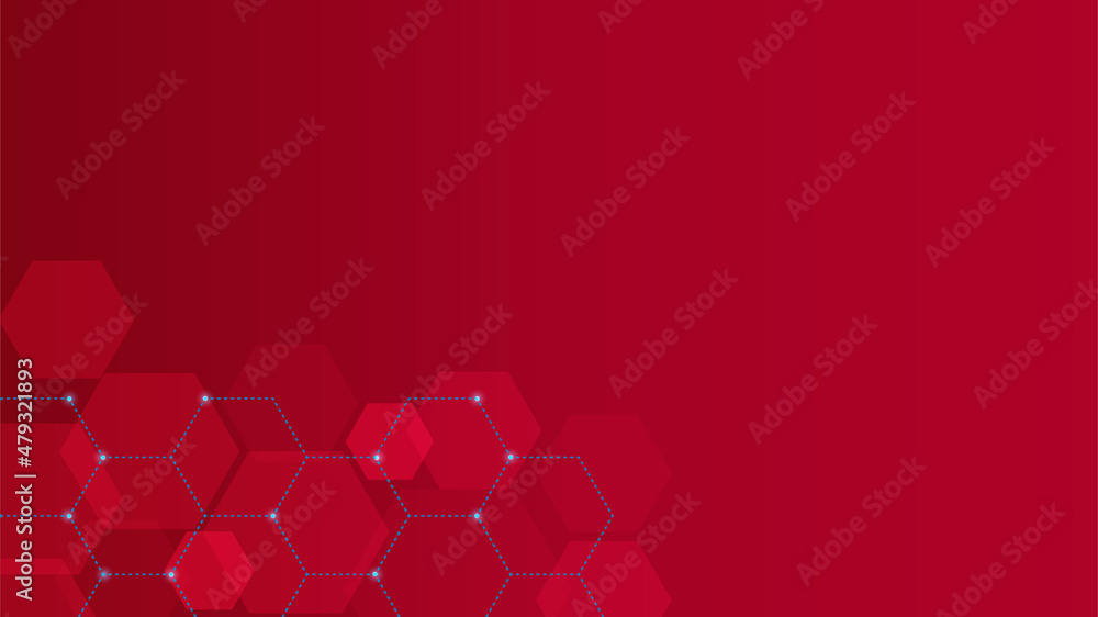 Hexagon transparant red Colorful abstract Design Banner Hexagon transparant red Colorful abstract Design Banner