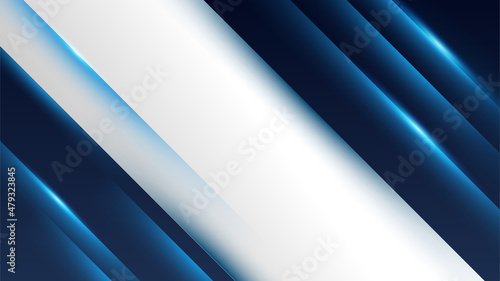 Flash Light Blue Colorful abstract Design Banner