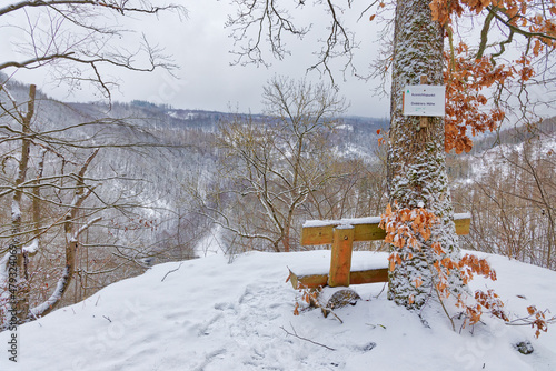 Aussichtspunkt Dobblers Höhe Treseburg Bodetal photo