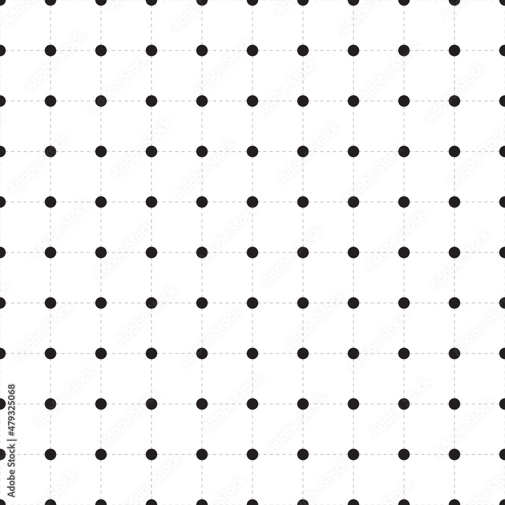 Wireframe grid dots, seamless pattern, Hud design element. Vector illustration Wireframe grid dots, seamless pattern, Hud design element. Vector illustration
