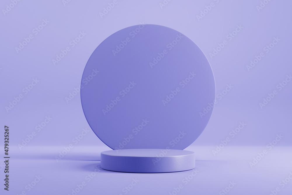 Abstract minimal scene with geometric forms. Cylinder podium stage in very peri and white backgrounds. for show product presentation 2022, mock up, 3d render. Abstract minimal scene with geometric forms. Cylinder podium stage in very peri and white backgrounds. for show product presentation 2022, mock up, 3d render.