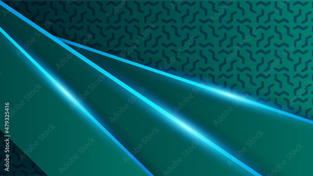 Flash Light Blue green Colorful abstract Design Banner