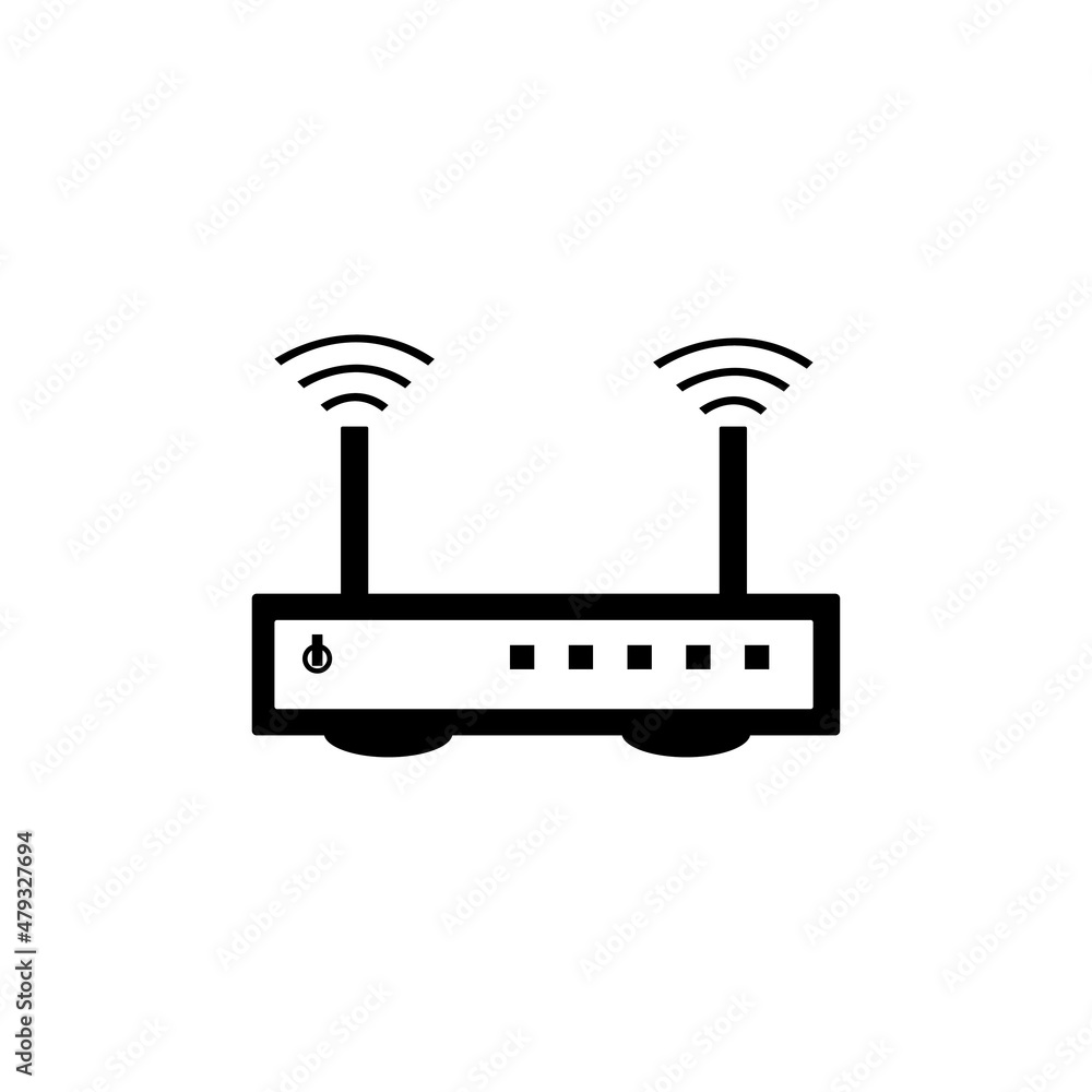 Router icon vector illustration design Router icon vector illustration design