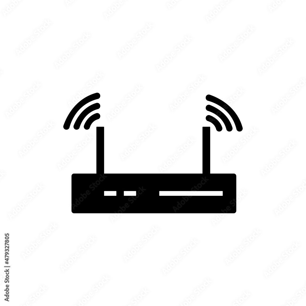 Router icon vector illustration design Router icon vector illustration design
