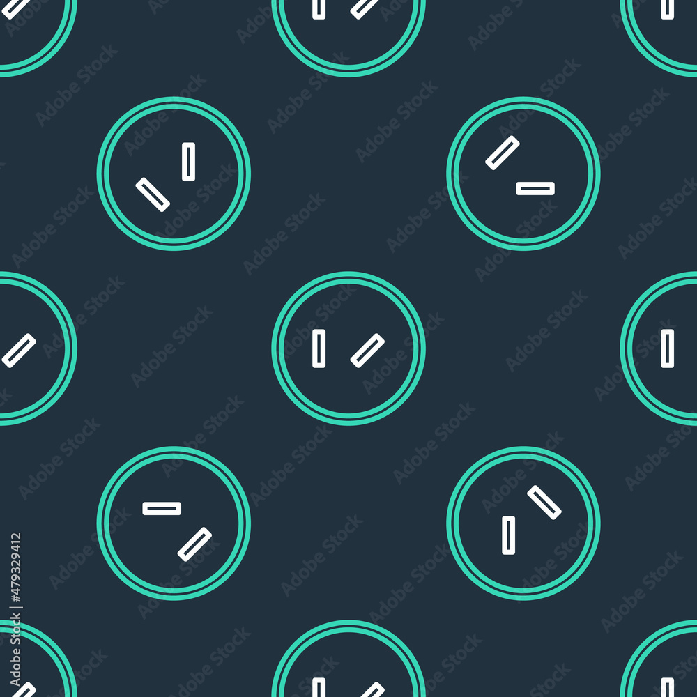 Line Round wooden shield icon isolated seamless pattern on black background. Security, safety, protection, privacy, guard concept. Vector Line Round wooden shield icon isolated seamless pattern on black background. Security, safety, protection, privacy, guard concept. Vector