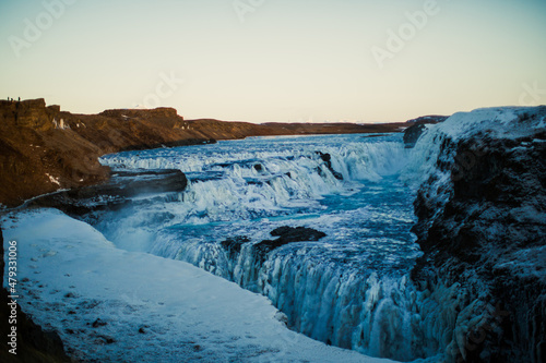 Gullfoss  waterfall  iceland