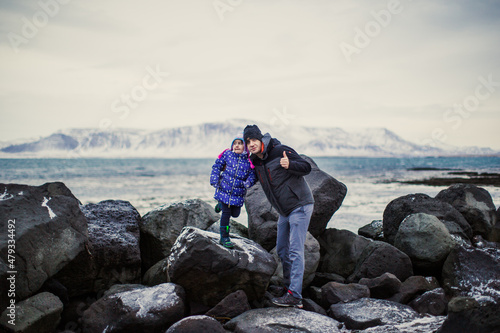 Iceland, Reykjavik, coast